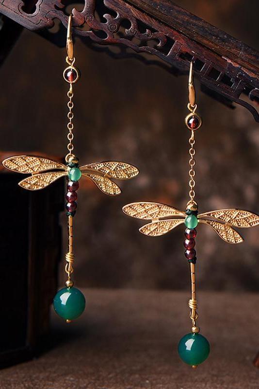 Irregular Dragonfly Earrings