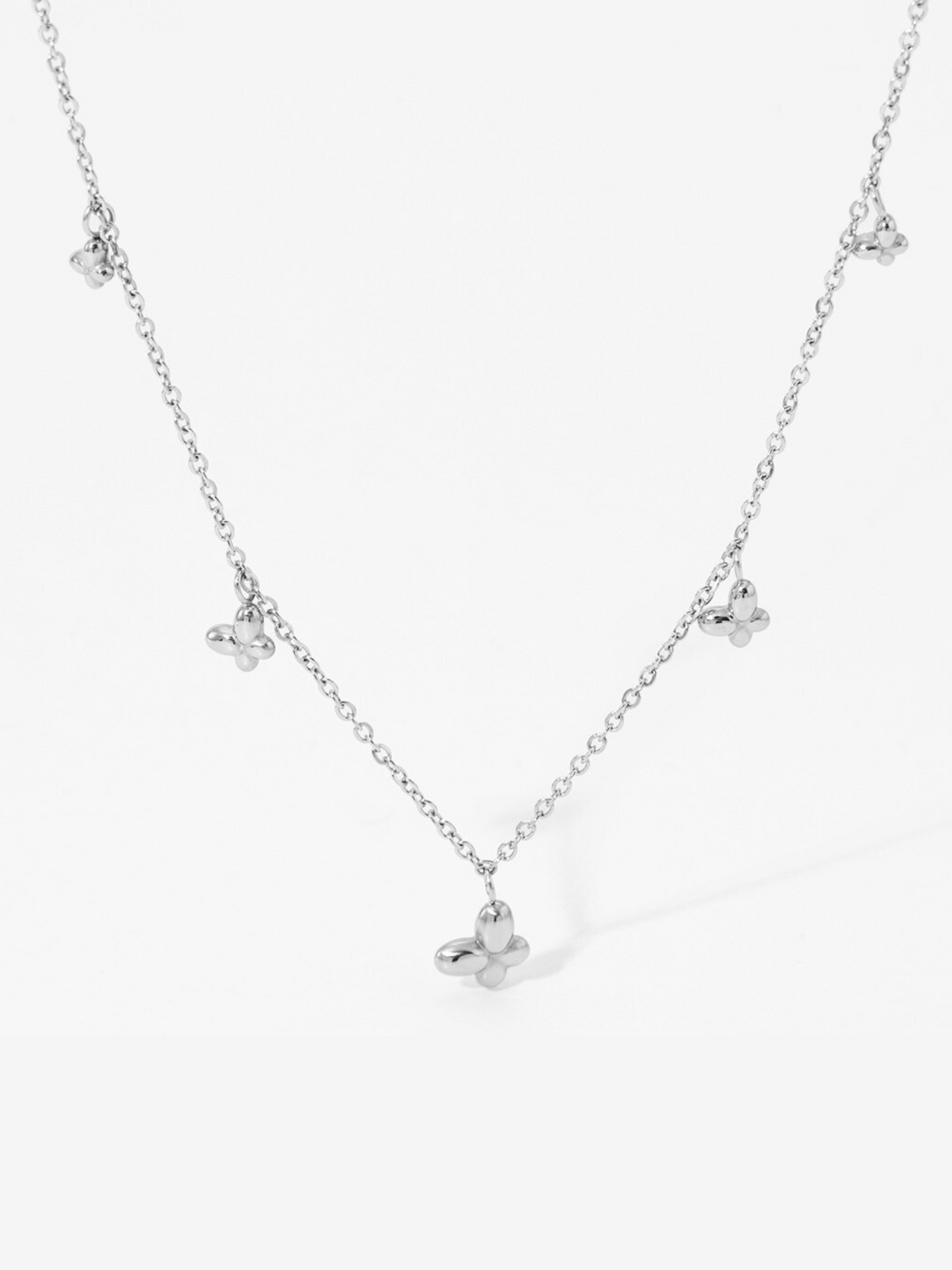 Leola Butterfly Charm Necklace