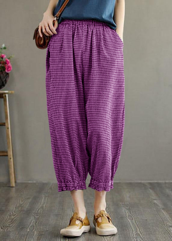 Yellow Pockets Summer Linen Pants
