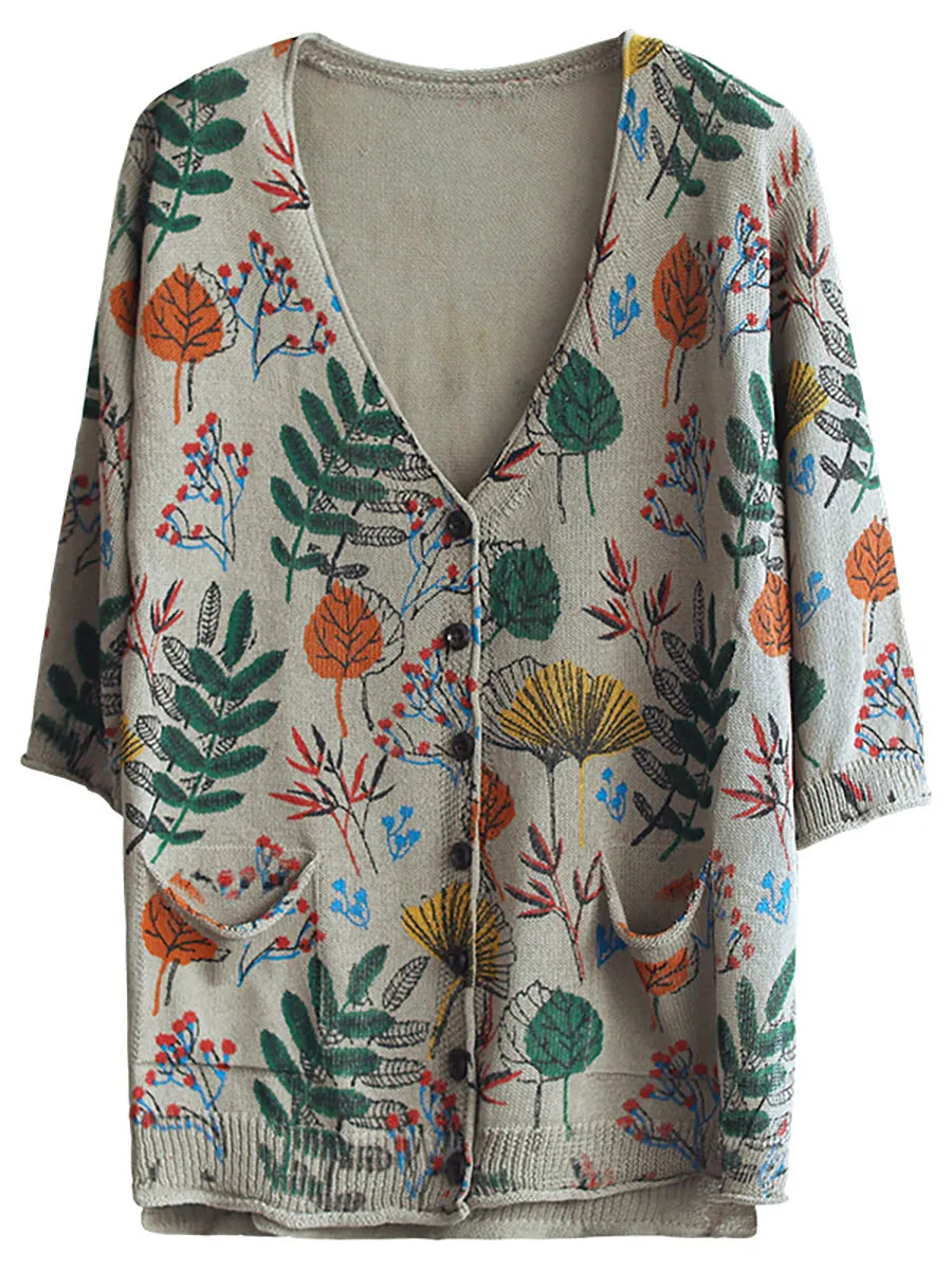 Printed Half Sleeve Knitted Shirt