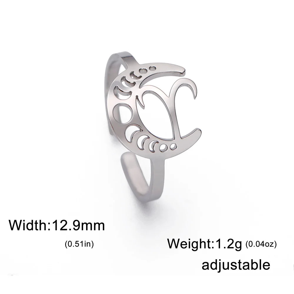 Moonlit Constellation Rings