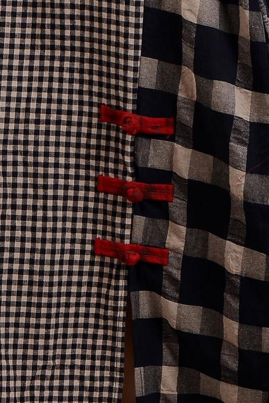 Limited Stock- Different Colored Plaid Retro Cotton Linen Dress