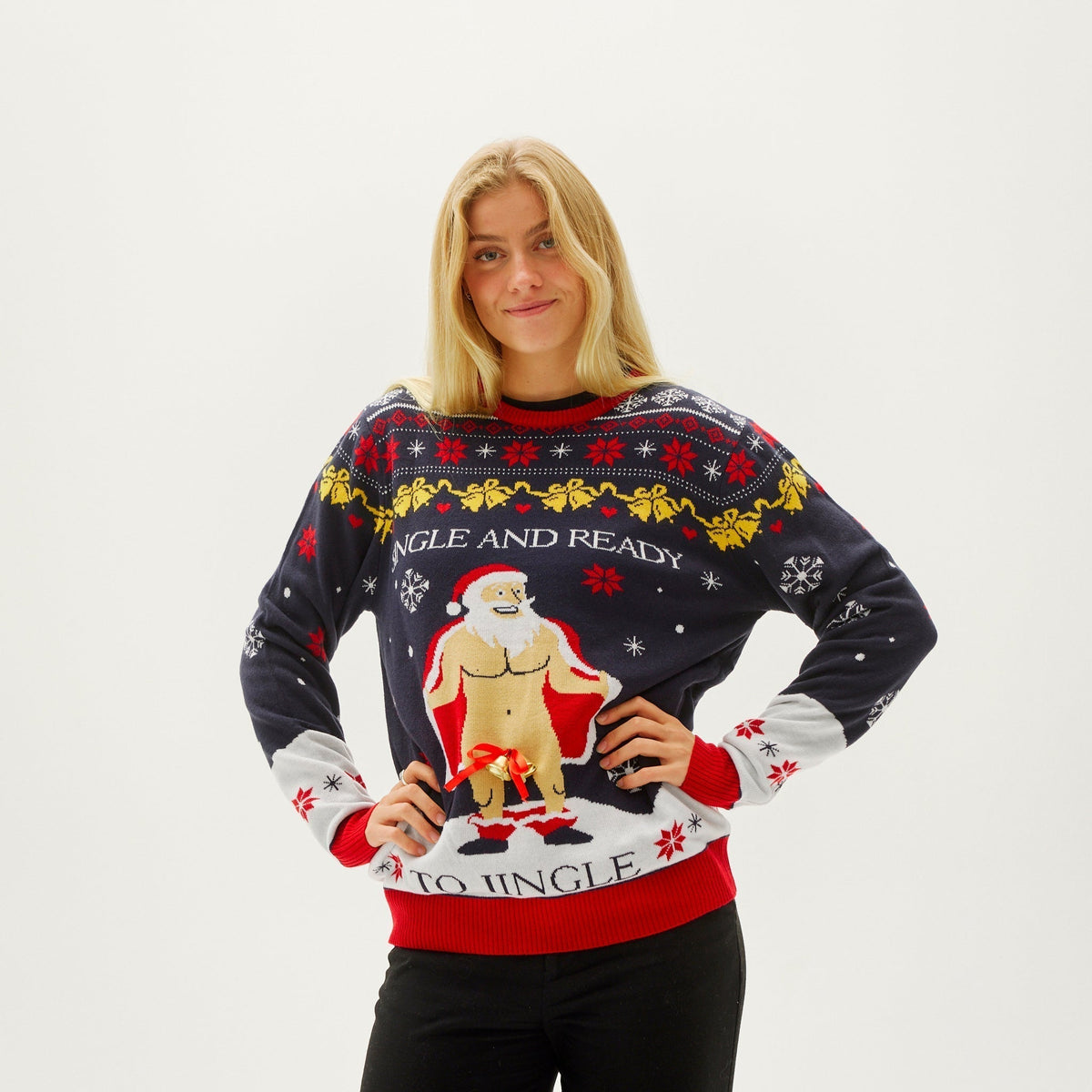 Single and Ready to Jingle Christmas Sweater Women's