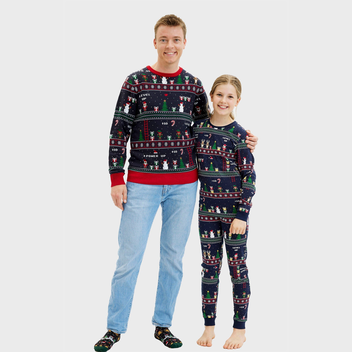 Vintage Gamer Christmas Pajamas Women's