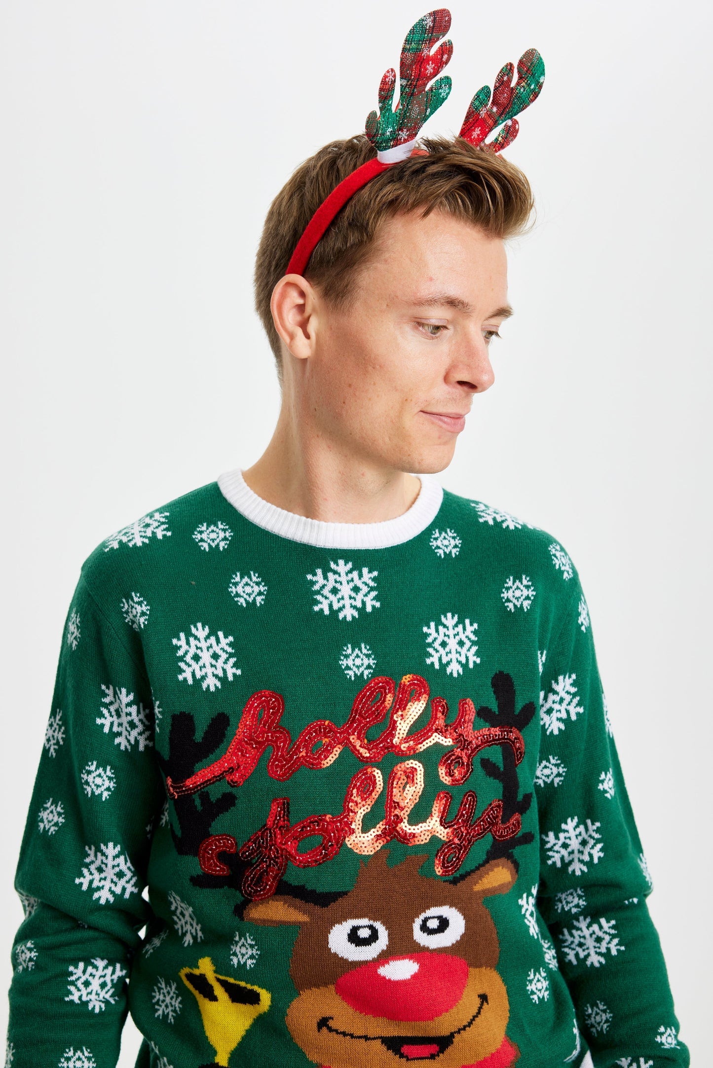Holly Jolly Christmas Sweater Men's