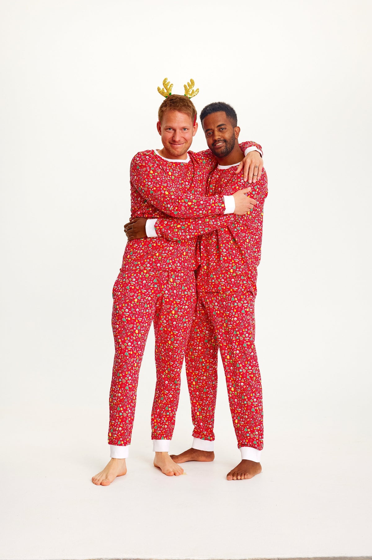 Crazy Christmas Pajamas Red Men's