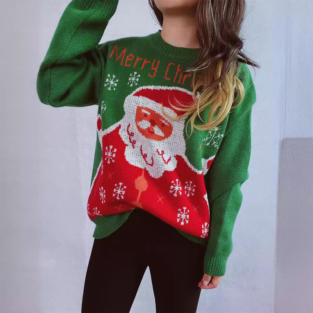 Women's Christmas Sweater with Festive Design and High-Quality Knit R&B