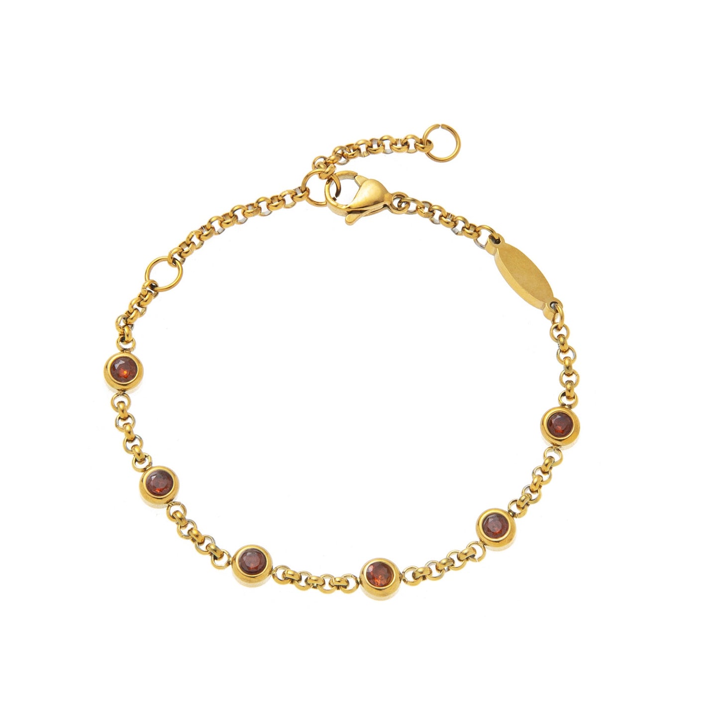 Hasset Minimal Birthstone Bracelet