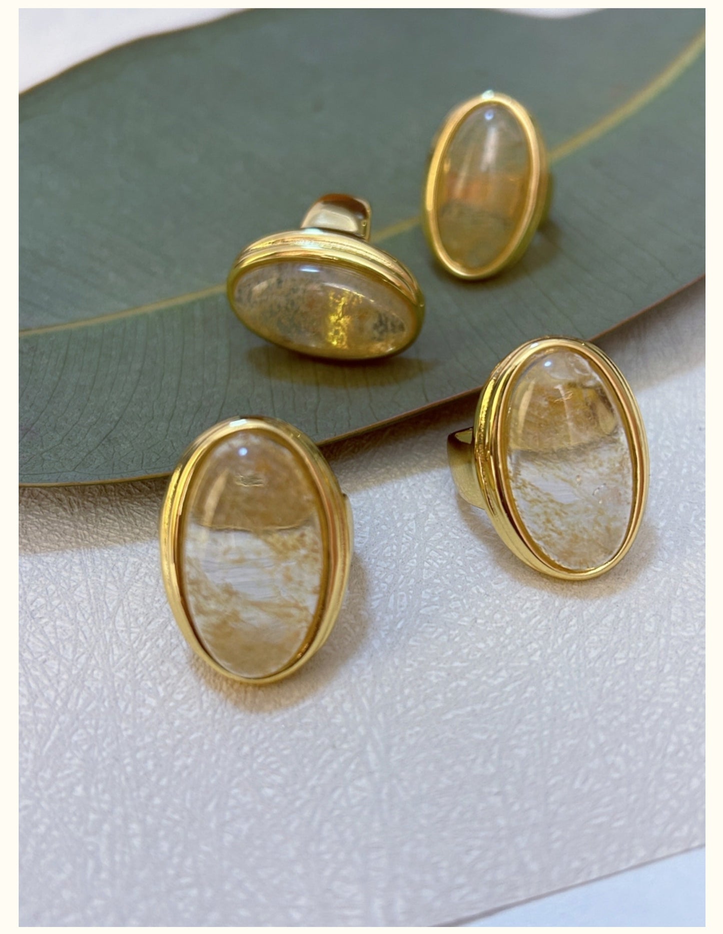 Xitlaly Oval Gemstone Ring