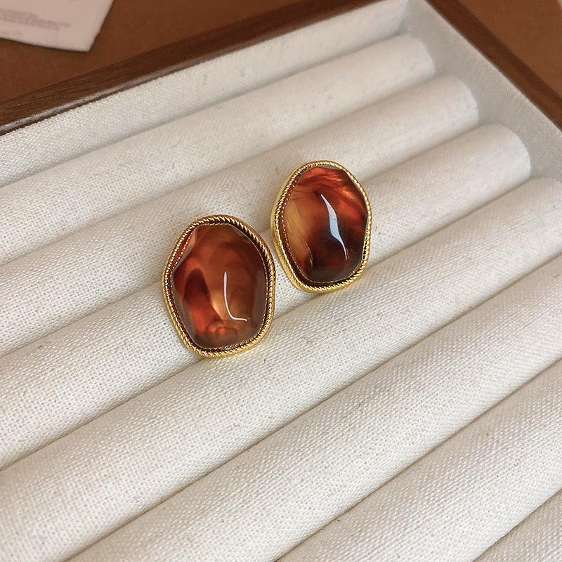 Adalyn Geometric Resin Studs