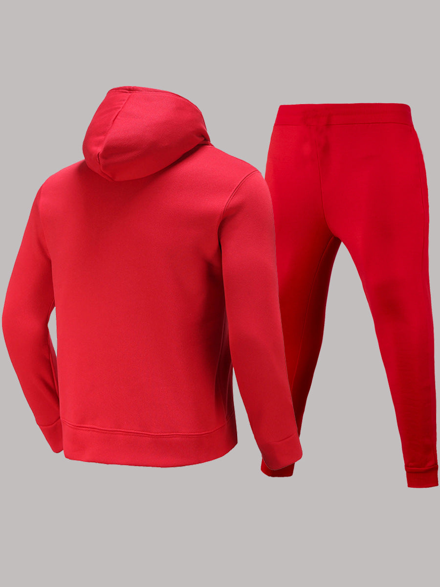 Women's Hoodie and Sweatpants Set with Festive Christmas Motif