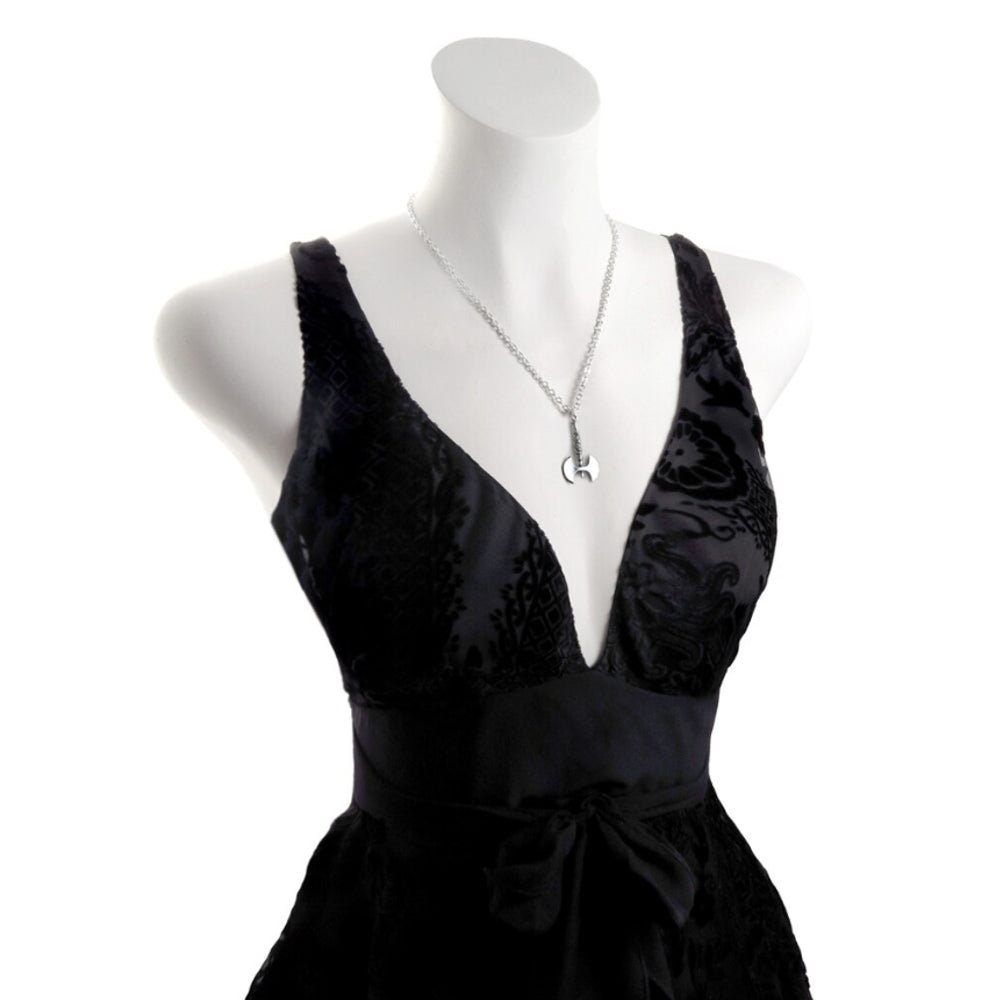 Double Axe Pendant Necklace by Alchemy Gothic