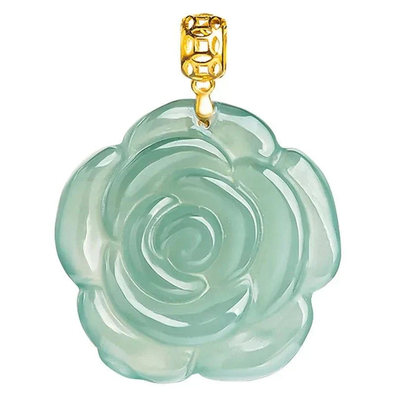 Jade Rose Necklace