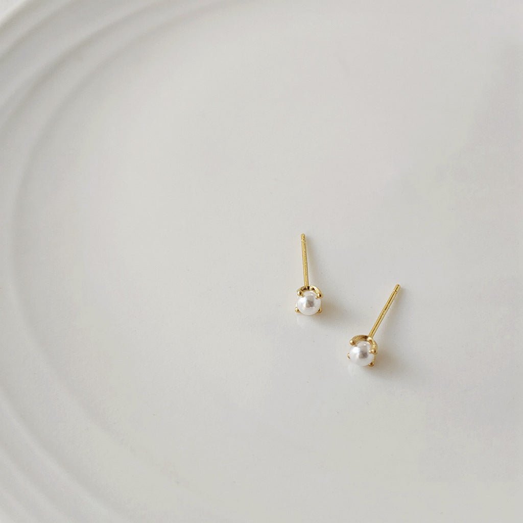 Baroque Pearl Stud Earrings
