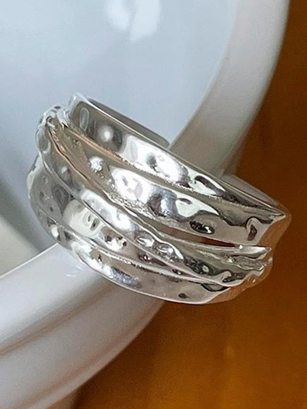 Adjustable Geometric Color Rings Accessories