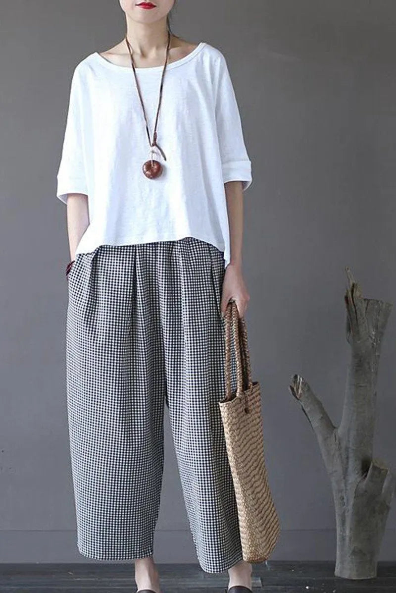 White Summer Sweet Loose T-shirt Tops