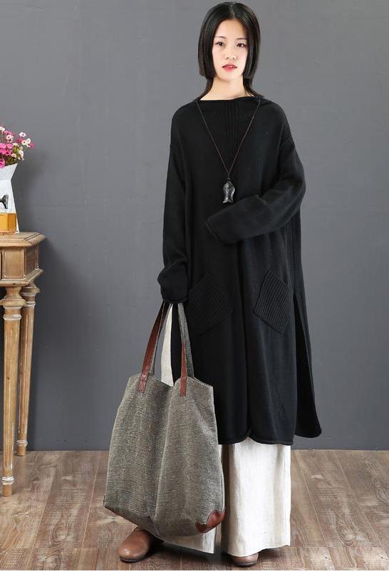Cotton Maxi Sweater Dresses