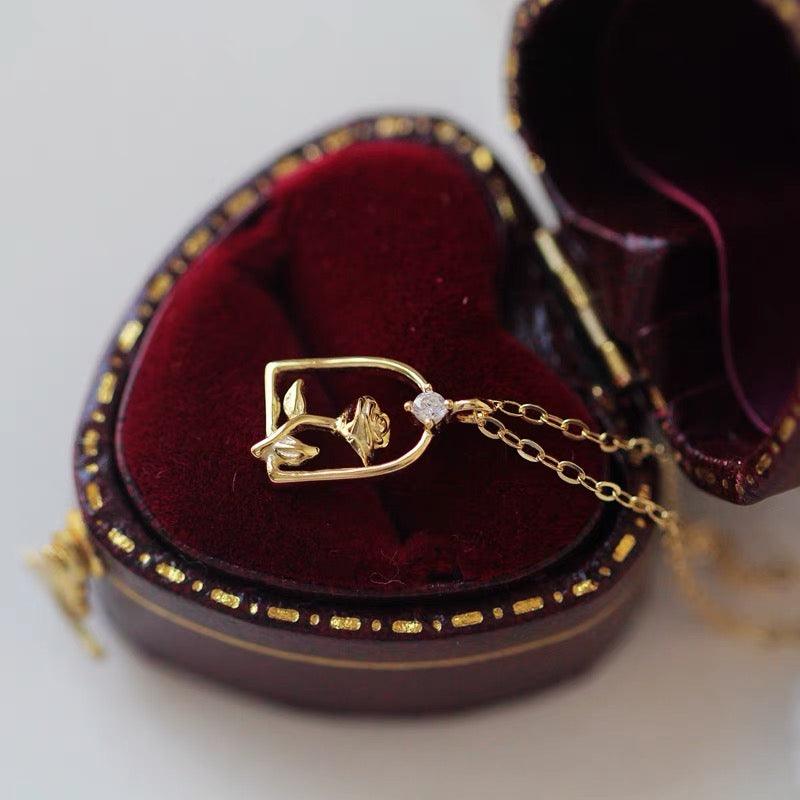 Enchanted Rose Necklace