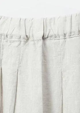 Organic Linen Skirt Boutique Linen A-line Skirt