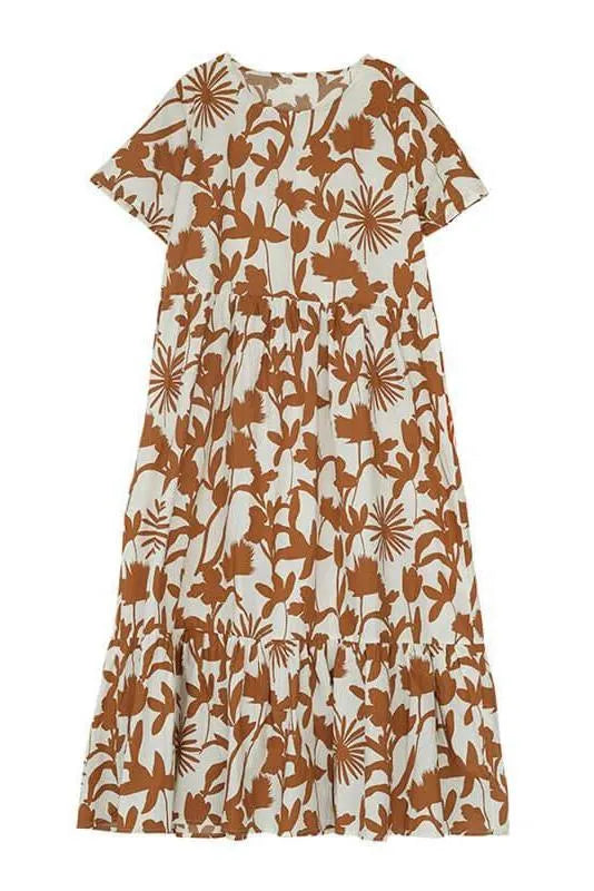 Limited Stock- 100% Cotton O-neck Dress