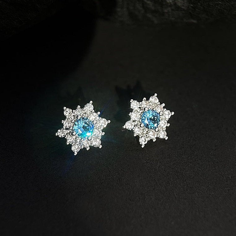Frosted Snowflake Earrings