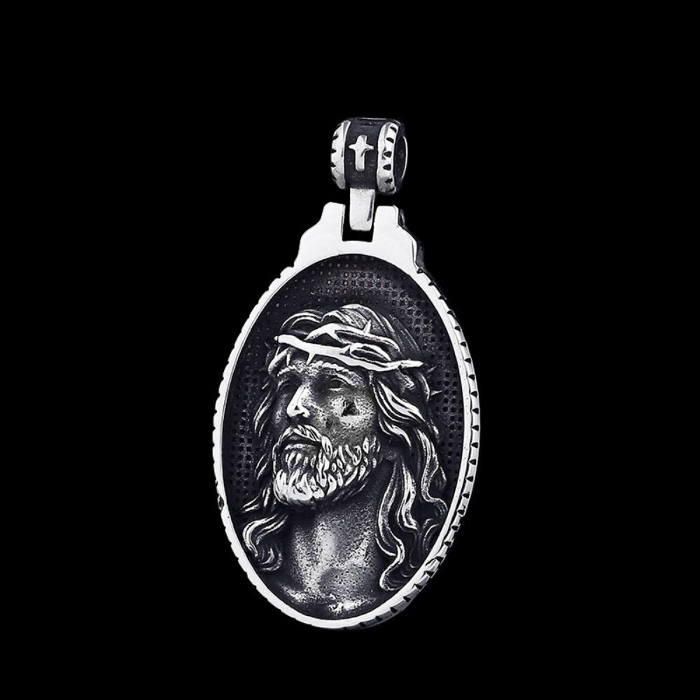 Jesus Portrait X Sacred Heart Pendant