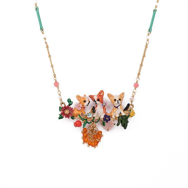 Chihuahua Family Necklace