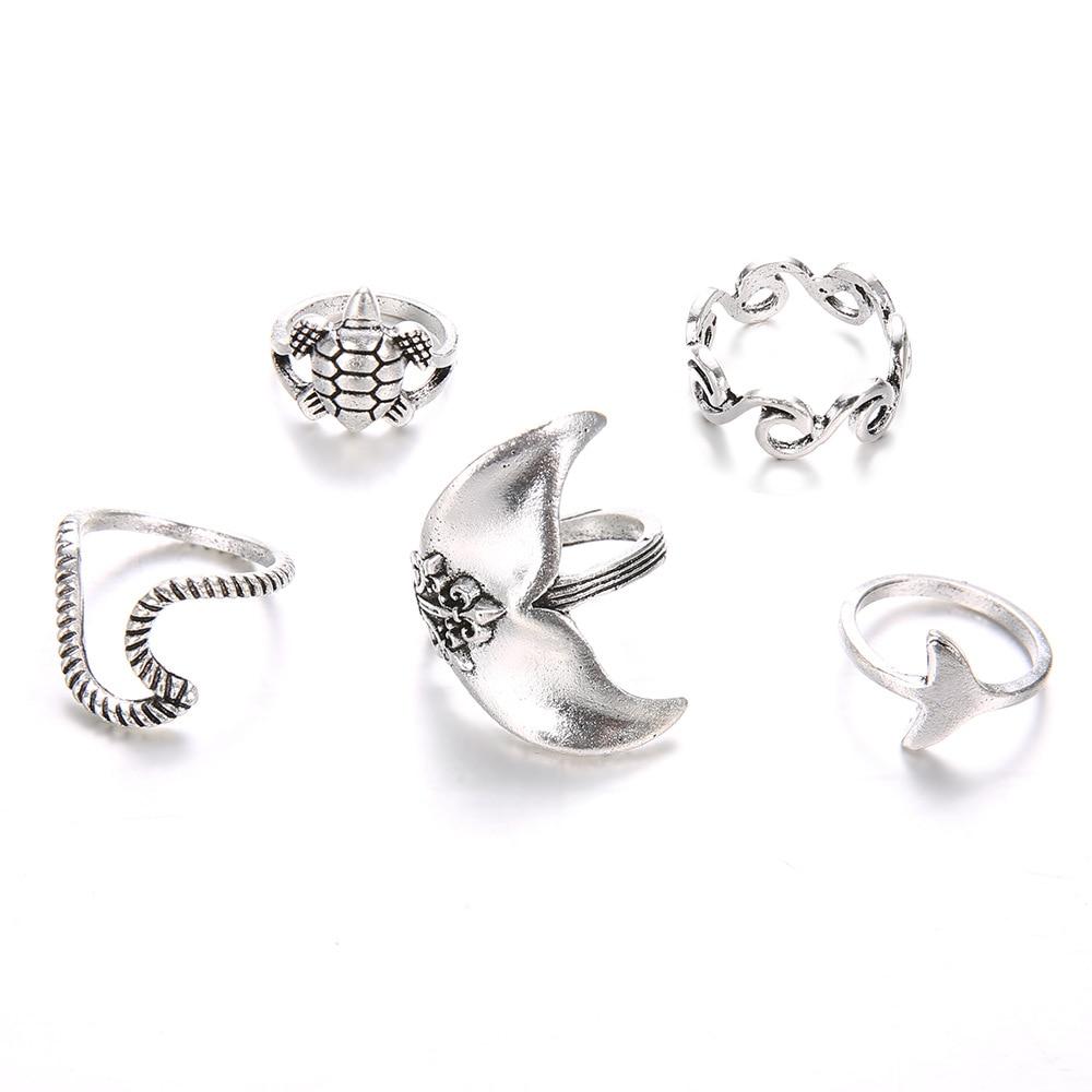 Ocean Spirit Ring Set
