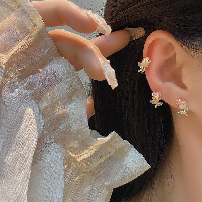 Rose Stud Earrings