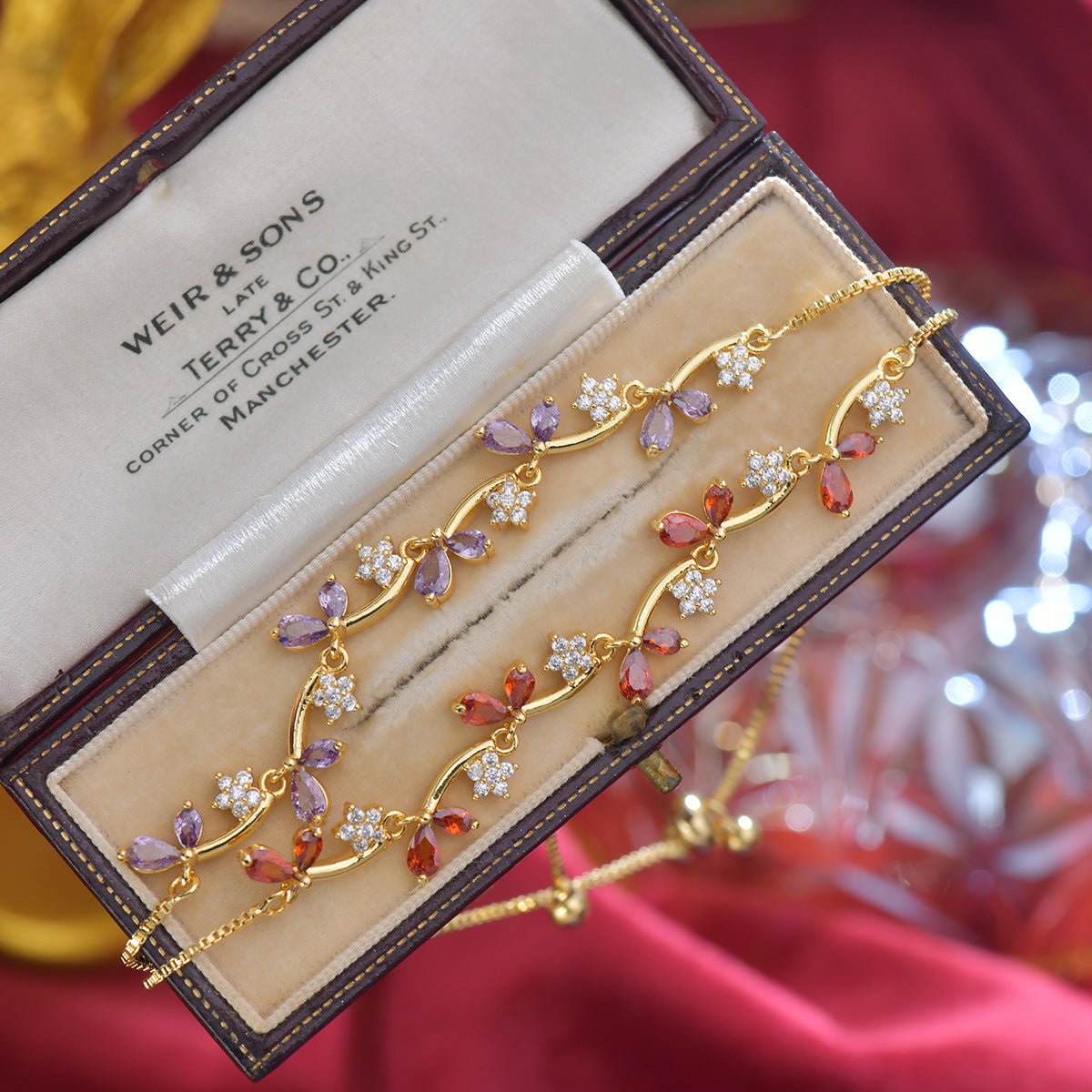 Violet Ivy Bracelet