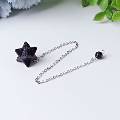 0.5 Inch Merkaba Pendulum Spiritual Necklace