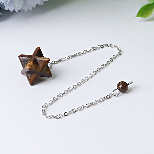 0.5 Inch Merkaba Pendulum Spiritual Necklace