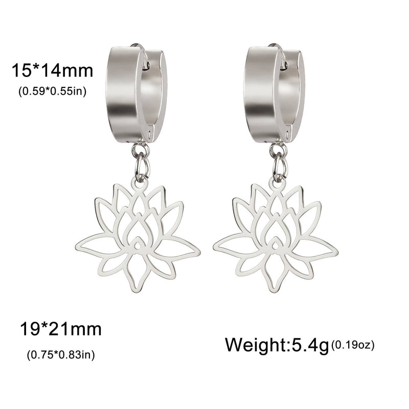 Lotus Radiance Bloom Earrings