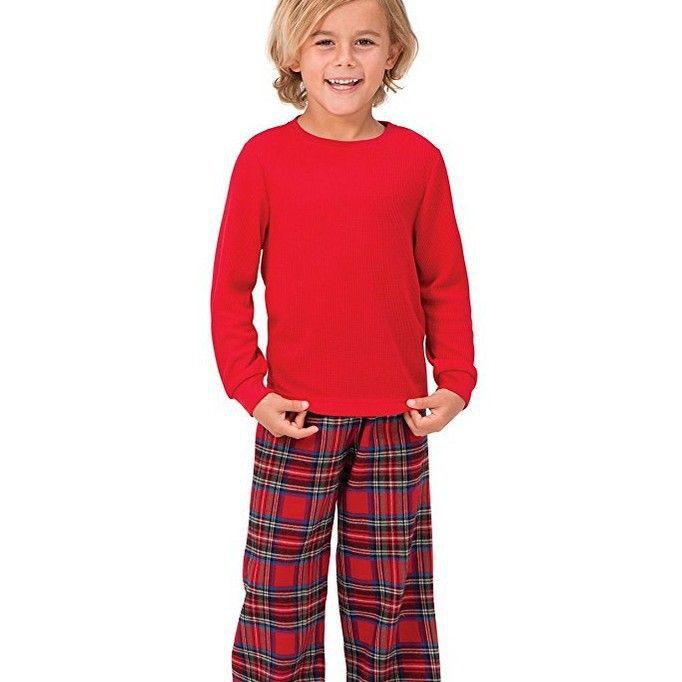 Plaid Christmas Pajama Set for the Whole Family
