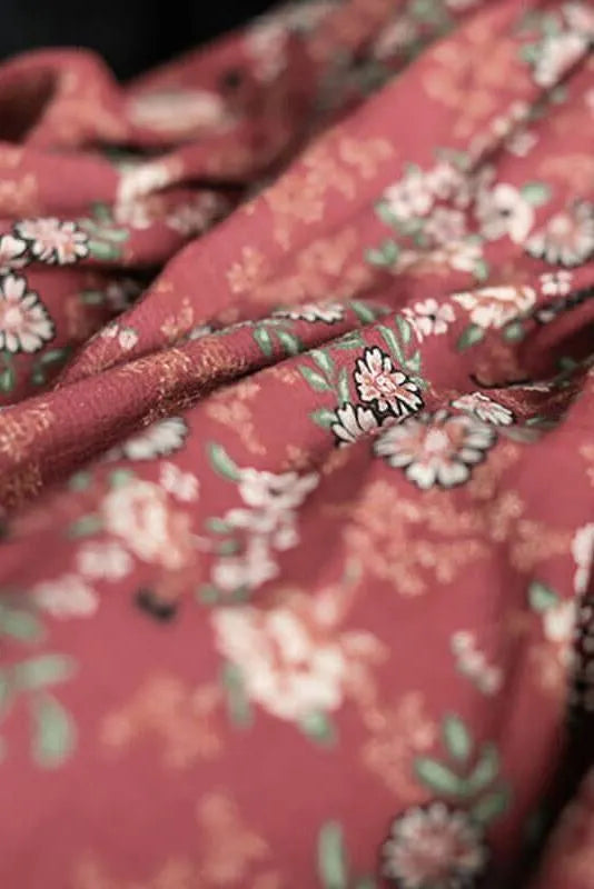 100% Cotton Print Elastic Waist Summer Skirt