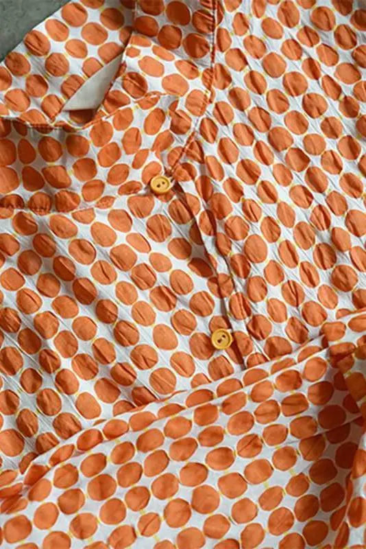100% Cotton Spring Dots Shirt