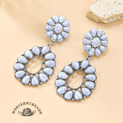 [high-quality Texture]turquoise Earrings