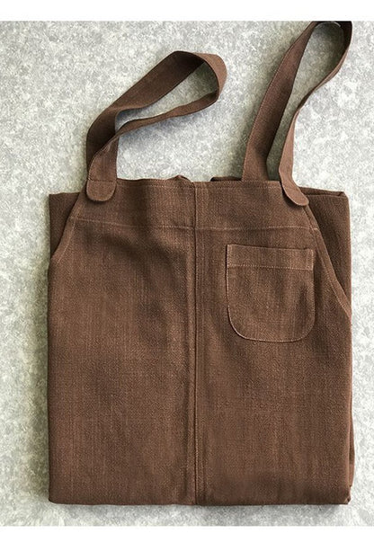 Linen Jumpsuits Overalls Pants With Pockets Linen Harem Pants