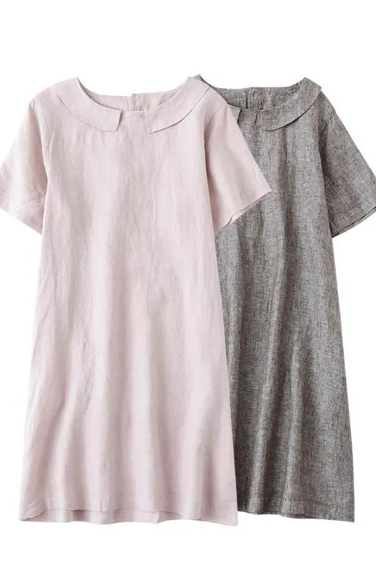 Organic Loose Linen Dress