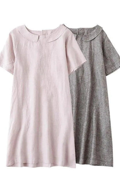 Organic Loose Linen Dress