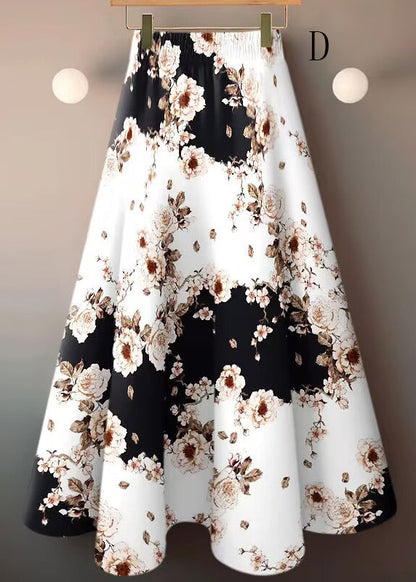 And Versatile High Waisted Ice Silk Skirt for Summer