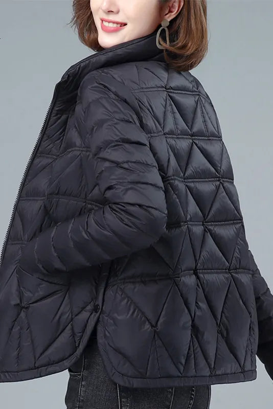 Winter Stand-collar Warm Cotton-padded Jacket Lightweight Down Jacket