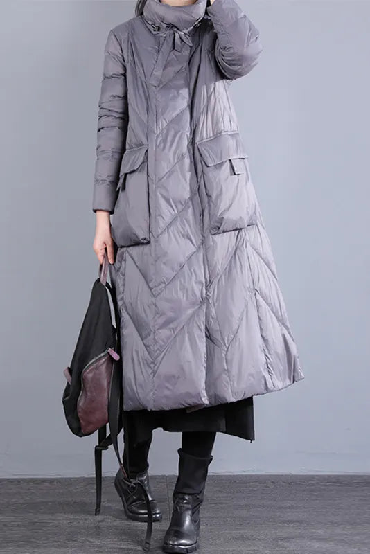 Loose Thick Long Coat Warm Down Coat