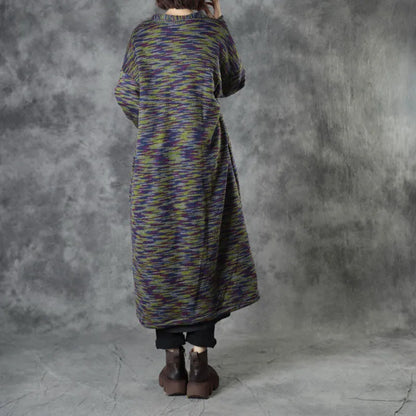 Knit Fall Cardigans Long Sleeve Coat