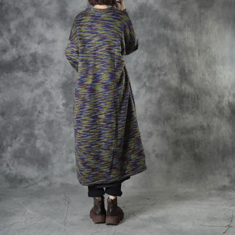 Knit Fall Cardigans Long Sleeve Coat