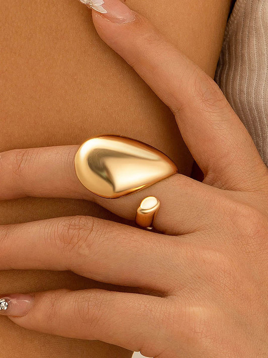 Geometric Ringent Shiny Rings Accessories