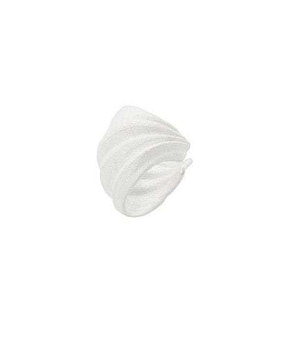 White Sterling Silver Hoop Earrings