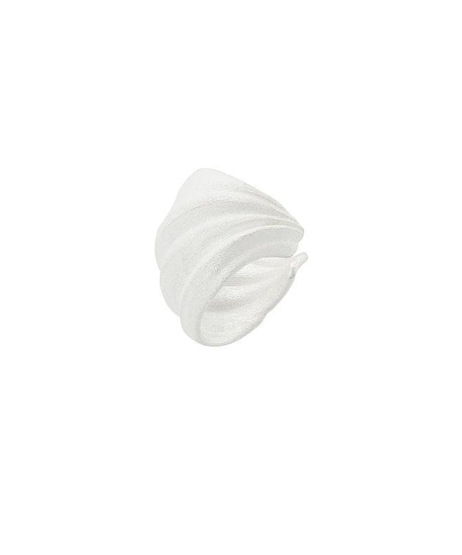 White Sterling Silver Hoop Earrings