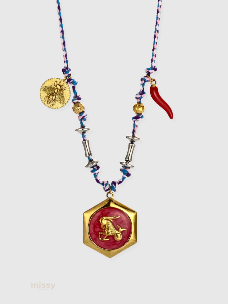 Cesia Zodiac Sign Charm Necklace