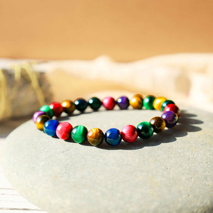 10mm Tiger Eye Courage & Strength Bracelet